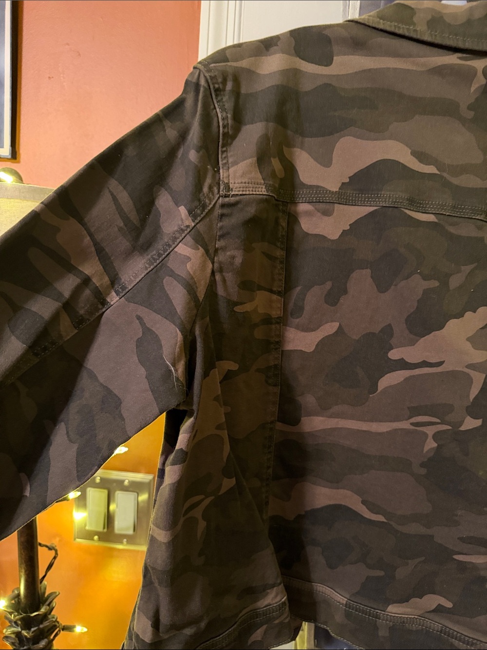 d.jeans Brown Olive Camo Jacket - Picture 2 of 5